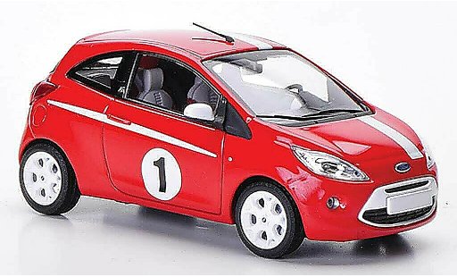 Ford Ka Grand Prix 1/43 Minichamps rood/wit 2009 modelauto
