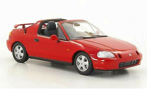 Honda CRX Del Sol 1/43 Minichamps rood 1993 modelauto