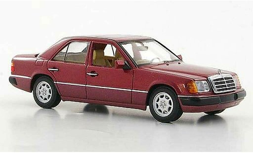 Mercedes 230 Coupe 1/43 Minichamps (W124) rood 1991 modelauto