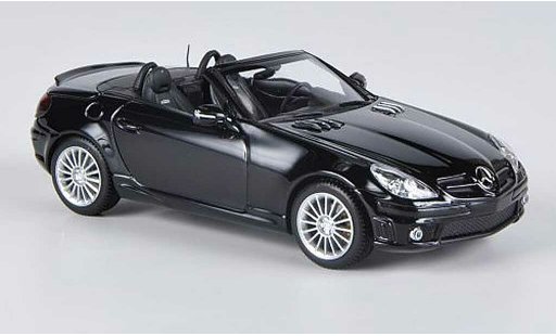 Mercedes Classe SLK AMG 1/43 Minichamps 55 (R171) zwart 2008 modelauto
