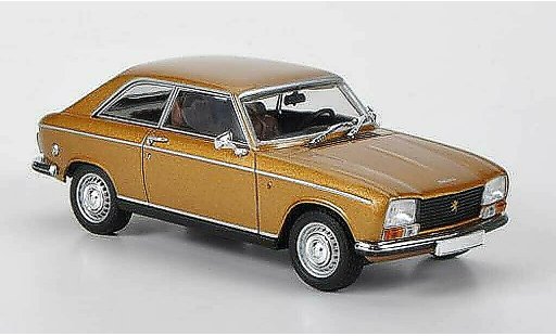 Peugeot 304 coupe 1/43 Minichamps gold 1972 modelauto