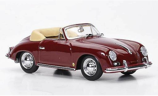 Porsche 356 1956 1/43 Minichamps Cabriolet rood modelauto