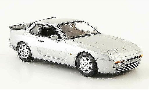 Porsche 944 1989 1/43 Minichamps S2 grijs metallic modelauto