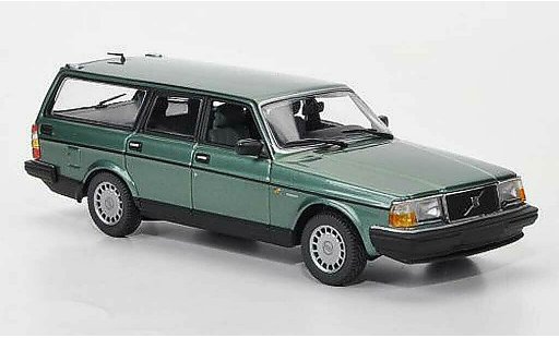 Volvo 240 GL 1/43 Minichamps Stationwagen groen 1986 modelauto