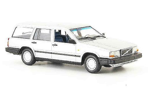 Volvo 740 GL 1/43 Minichamps grijs 1986 modelauto