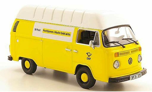 Volkswagen T2 B 1/43 Minichamps bestelwagen Hochdak Deutsche Bundespost 1972 modelauto