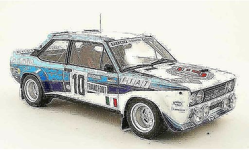Fiat 131 Abarth 1/18 Kyosho no.10 winnaar rallye monte carlo 1980 modelauto