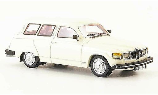 Saab 95 GL 1/43 Neo creme wit 1979 modelauto