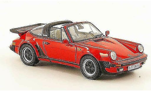 Porsche 911 Turbo 1/43 Neo Targa rood 1982 modelauto