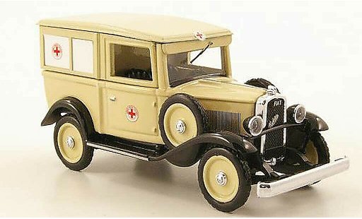 Fiat 508 Ambulanza 1/43 Rio Balilla Ambulancea Croce Rossa Italiana RTW 1935 modelauto