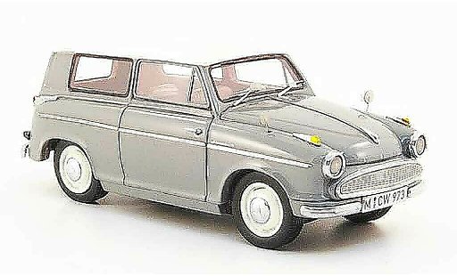 Lloyd Alexander Kombi 1/43 Neo Stationwagen grijs wit 1957 modelauto