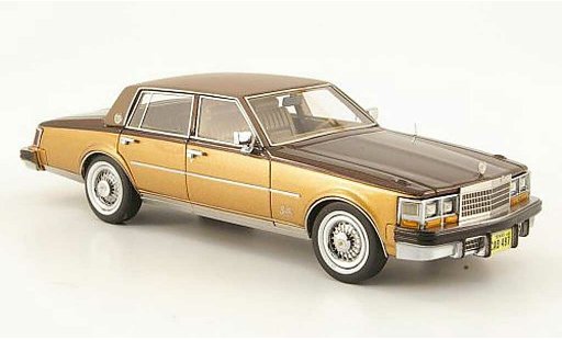 Cadillac Seville Elegante 1/43 Neo 1978 Mk I bruin/gold modelauto