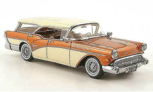 Buick Century Caballero 1/43 Neo biens le cuivre/creme 1957 modelauto