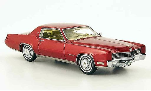 Cadillac Eldorado Coupe 1/43 Neo rood edition liavecee 500 1967 modelauto