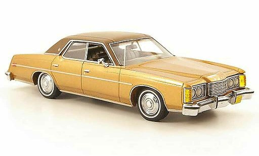 Ford LTD 1973 1/43 Neo le cuivre/zwart-brun modelauto
