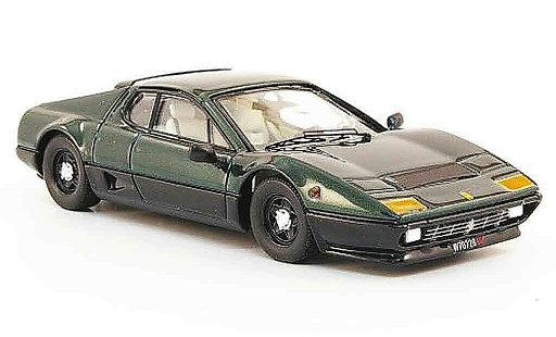 Ferrari 512 Coupe 1/43 Best groen zwart 1976 modelauto