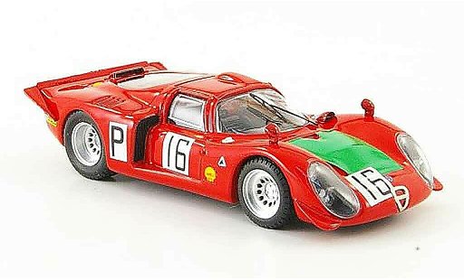 Alfa Romeo 33.2 prototipo 1/43 Best 1968 no.16 giunti galli nurburgring modelauto