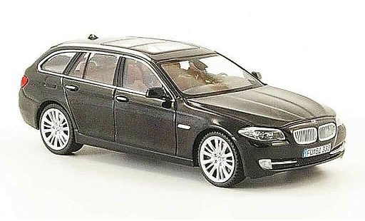 Bmw 520 touring 1/43 Schuco F11 d zwart 2010 modelauto