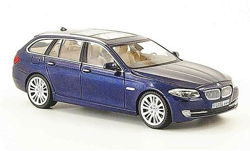 Bmw 525 F11 1/43 Schuco d Touring blauw 2010 modelauto