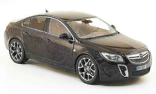 Opel Insignia OPC 1/43 Schuco zwart 2009 modelauto