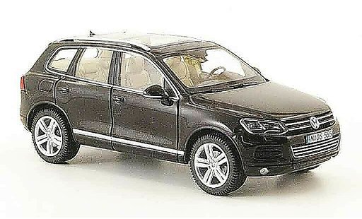 Volkswagen Touareg Base 1/43 Schuco ii zwart 2010 modelauto