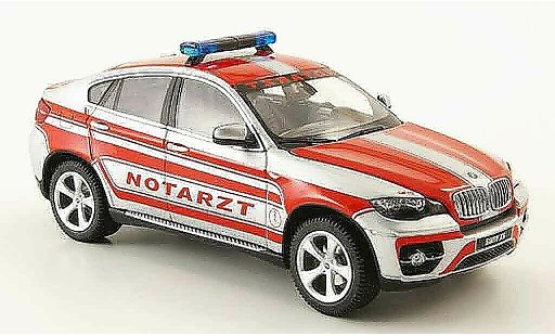 Bmw X6 secours 1/43 Schuco E71 Notarzt modelauto