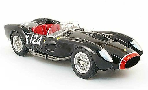 Ferrari 250 TR 1957 1/18 CMC no. dm124 zwart/rood modelauto