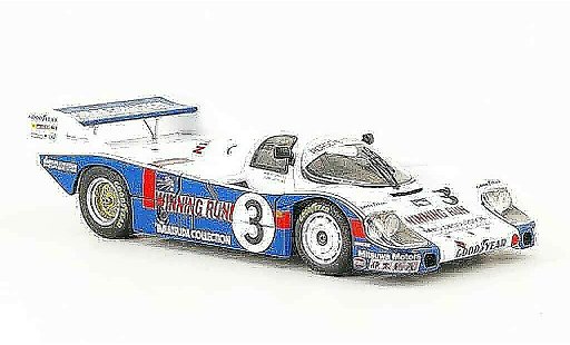 Porsche 956 1983 1/43 Ebbro No.3 Winning Run WEC Japan modelauto