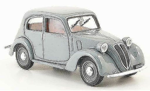 Fiat 1100 Nuova Balilla 1/43 Brumm (508 c.) grijs modelauto