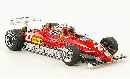 Ferrari 126 C2 1/43 Brumm turbo no.27 g.villeneuve gp belgien modelauto