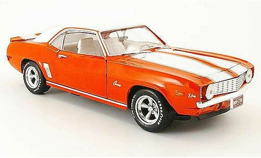 Chevrolet Camaro Z28 1/18 Ertl oranje/wit 1969 modelauto