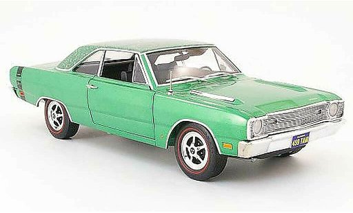 Dodge Dart 1969 1/18 Highway 61 swinger groen blumenmuster mod-top modelauto