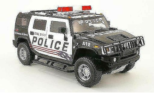 Hummer H2 Police 1/18 Highway 61 politie politie usa modelauto