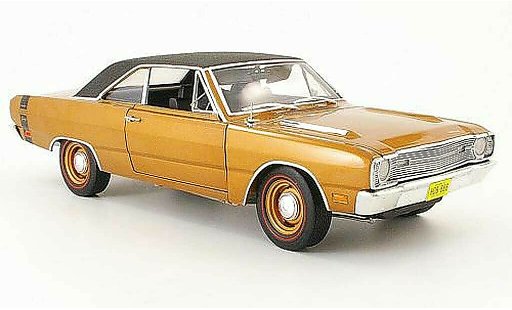 Dodge Dart 1969 1/18 Highway 61 340 swinger koper/zwart modelauto