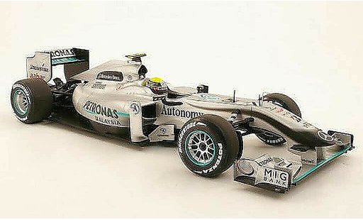 Mercedes F1 2010 1/18 Minichamps MGP W01 No4 Petronas N.Rosberg Saison modelauto