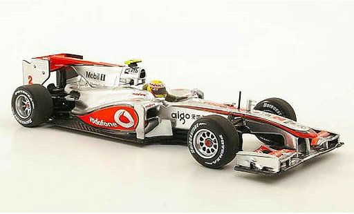 Mercedes F1 2010 1/43 Minichamps McLaren MP4-25 No.2 Vodafone L.Hamilton Saison modelauto