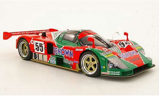 Mazda 787B Base 1/18 Autoart No.55 Renown Weidler / Herbert / Gachot 24h Le Mans 1991 20th verjaardag Edition modelauto