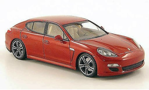 Porsche Panamera Base 1/43 Minichamps rood 2010 modelauto