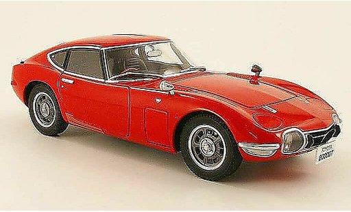 Toyota 2000 GT 1967 1/18 Autoart coupe rood 1965 modelauto