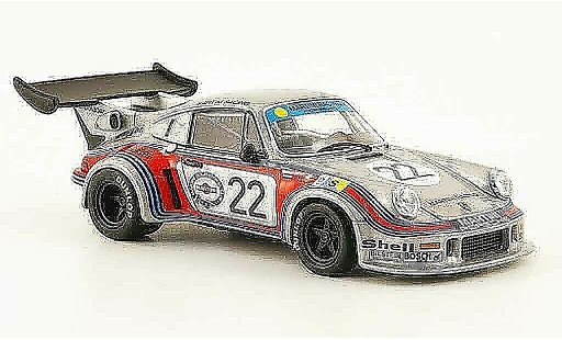 Porsche 911 Turbo 1/43 Ebbro RSR No.22 Martini 24h Le Mans 1974 modelauto