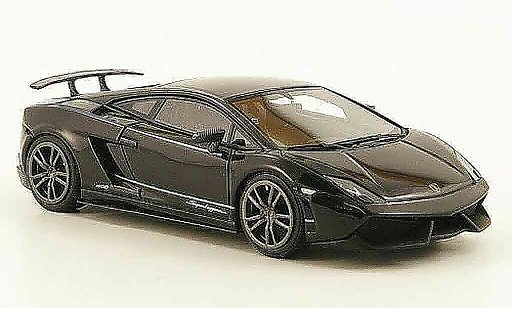 Lamborghini Gallardo LP570-4 1/43 Look Smart superleggera zwart 2010 modelauto