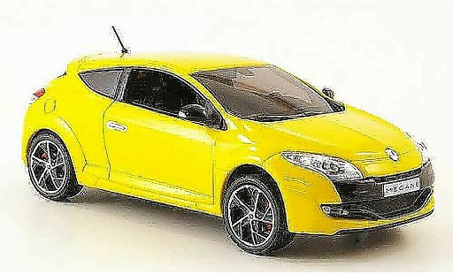 Renault Megane Sport 1/43 Norev geel 2009 modelauto