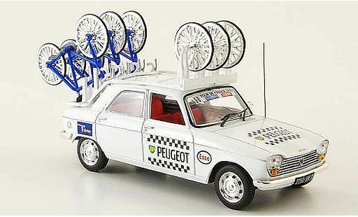 Peugeot 204 Berline 1/43 Norev Sedan bp michelin tour de france 1970 modelauto