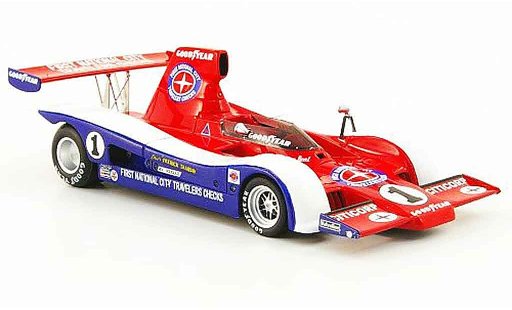 Lola T333 Base 1/43 Spark CS No.1 First National winnaar Mosport 1977 modelauto