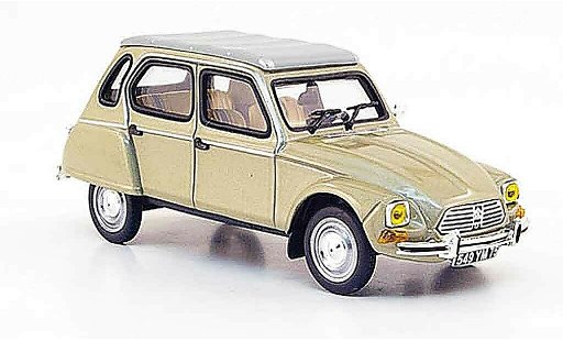 Citroen Dyane Berline 1/43 Nostalgie 6 beige 1976 modelauto