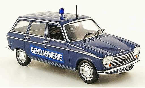 Peugeot 204 Break 1/43 Nostalgie Stationwagen gendarmerie 1969 modelauto