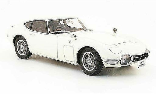 Toyota 2000 GT 1967 1/18 Autoart coupe wit modelauto