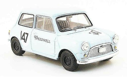 Austin Mini rallye 1/43 Spark Rally Saloon Car No.147 Team Speedwell 1960 modelauto