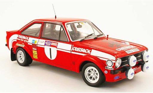 Ford Escort Rally 1/18 Sun Star no.1 cossack winnaar rallye pays de galles 1975 modelauto