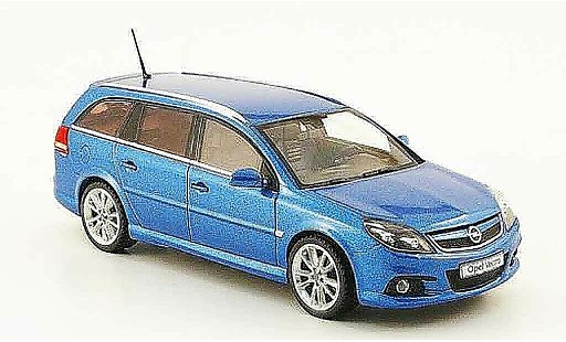 Opel Vectra C OPC 1/43 Schuco caravan blauw modelauto